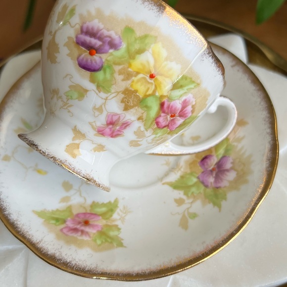 Vintage Royal Standard Charmaine Teacup + Saucer Set Bone China Made in England - Picture 11 of 15